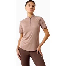 Ariat Soquel 1/4 Zip Kadın Performans Binicilik T-Shirt