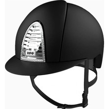 Kep Italia Cromo 2.0 Tekstil Siyah Swarovski® Çerçeveli Binicilik Kaskı