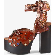 Kurt Geiger With Scarf Kadın Platform Topuklu Ayakkabı