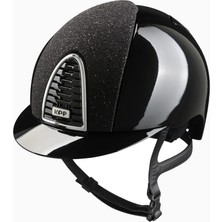 Kep Italia Cromo 2.0 Vanity Swarovski Siyah Binicilik Kaskı