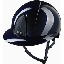 Kep Italia Smart Nova Star Mavi Polo Vizörlü Parlak Binici Kaskı