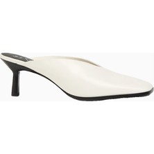 3.1 Phillip Lim Id %100 Deri Lüks Modern Tasarım Kadın Mule Terlik