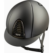 Kep Italia Cromo 2.0 Mat Siyah Swarovski Logolu Binici Kaskı Large