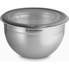 Le Creuset Cam Kapaklı Paslanmaz Çelik Karıştırma Kabı