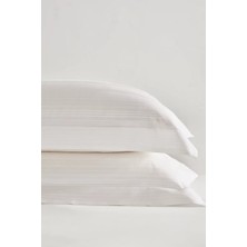 The White Company Morton Pamuklu Oxford Tekli Yastık Kılıfı