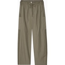 3.1 Phillip Lim Poplin Double Waistband Geniş Paça Kadın Pantolon