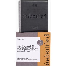 Unbottled Fester Reiniger & Detox-Maske Kömürlü ve Çay Ağacı Özlü
