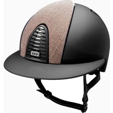 Kep Italia Kep Cromo 2.0 Mat Siyah Galaxy Pembe Polo Vizörlü Binicilik Kaskı Large