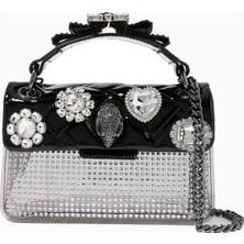 Kurt Geiger Mini Kensington Taşlı Kadın El ve Omuz Çantası