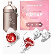 Schall Werk Schallwerk Women+ Gürültü Önleyici Kadın Kulak Tıkacı