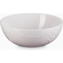 Le Creuset Jardin Seramik Salata Kasesi, Çiçek Desenli Şık ve Çok Amaçlı