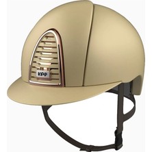 Kep Italia Cromo 2.0 Gold Tekstil Detaylı Binicilik Kaskı Large