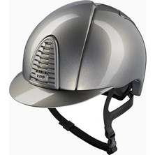 Kep Italia Cromo 2.0 Metal Açık Gri Parlak Binicilik Kaskı Large