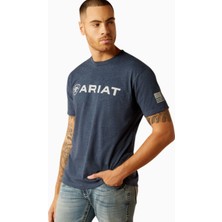 Ariat Shield Flag Erkek Baskılı Tişört