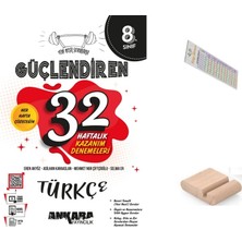 Ankara Yayıncılık 8.sınıf Türkçe 32 Hafta Kazanım Denemesi Lgs 2027+ÇÖZÜM Ayracı+Telefon Tutucu