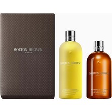 Molton Brown Reinigendes-Regenerierendes Şampuan Lüks Duş Jeli Hediye Seti