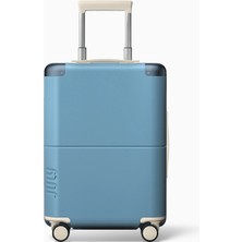 July Carry On Casesafe Mavi Kabin Boy Valiz