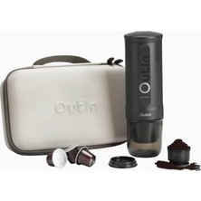 Outin Outın Nano Taşınabilir Espresso Makinesi Seyahat Hediye Seti
