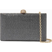 Kurt Geiger Crystal Kensington Taşlı Lüks Tasarım Kadın Clutch