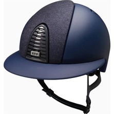 Kep Italia Cromo 2.0 Mat Mavi Star Kumaş Polo Vizör Binici Kaskı Large