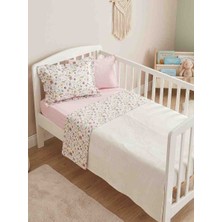 Sall Home Sallhome Pudra Çiçek Desenli Bebek Pike Takımı