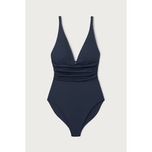 The White Company Büzgü Detaylı Kadın Mayo