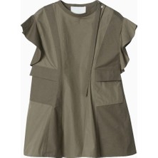 3.1 Phillip Lim Tonal Poplin Oxford Kombin Kadın Bluz