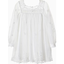 Chloe Chloé Kids Işlemeli Tül Elbise Kız Çocuk