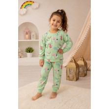 Durukoza %100 Pamuk Çocuk Pijama Takımı Kız Erkek 4 Mevsim