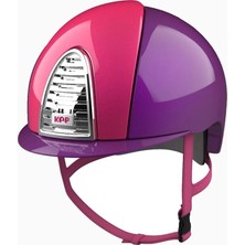 Kep Italia Cromo 2.0 Xc Mor Kiraz Kırmızısı Metal Detaylı Kros Binicilik Kaskı Large