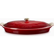 Le Creuset Kapaklı Seramik Balık Pişirme Kabı, 34 cm