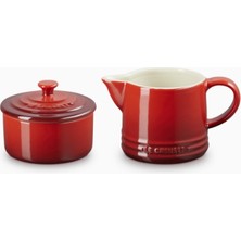 Le Creuset Seramik Sütlük ve Şekerlik Seti