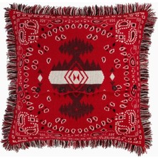 Alanui Bandana Jakarlı Kaşmir Yün Karışımlı, Italyan Tasarımı Dekoratif Kırlent