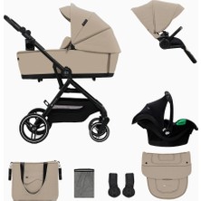 Kinderkraft Yoxı 3in1 Bebek Arabası Adaptörlü Set
