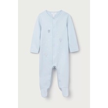 The White Company Organik Pamuklu Sıcak Hava Balonu Nakışlı Erkek Bebek Uyku Tulumu