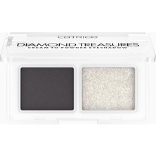 Catrice Diamond Treasures Cream To Powder Eyeshadow 030 Smokey Diamond Gri Göz Farı