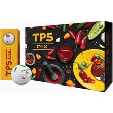 Taylor Made Tp5 Pix Peppers Golf Topu Özel Tasarım Premium Seri