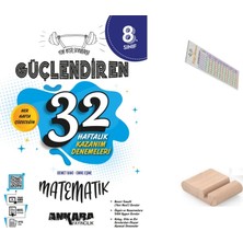 Ankara Yayıncılık 8.sınıf Matematik 32 Hafta Kazanım Denemesi Lgs 2027+ÇÖZÜM Ayracı+Telefon Tutucu