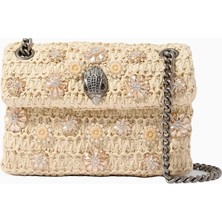 Kurt Geiger Kensington Raffia Effect Mini Zincir Askılı Kadın Çapraz Çanta