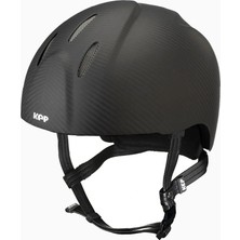 Kep Italia E-Light Carbon Mat Jockey Vizörlü Karbon Binicilik Kaskı Large