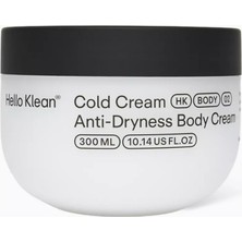 Hello Klean Cold Cream Kuruluk Karşıtı Vücut Kremi 300ML, Derinlemesine Nemlendirici