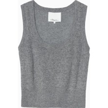 3.1 Phillip Lim Scoop Neck Yün Kaşmir Karışımlı Kadın Triko Bluz