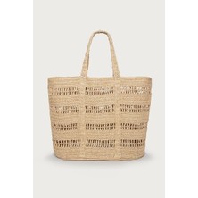 The White Company Hasır Shopper Kadın Omuz Çantası