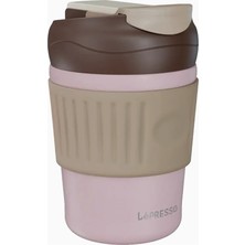Lepresso Morningscape Dual Sip Paslanmaz Çelik Termos Kupa 350 ml Pembe