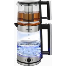 Lepresso 1.8 L Cam Çay Makinesi