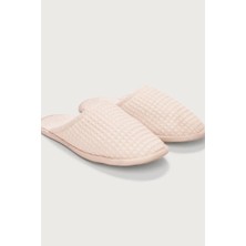 The White Company Organik Pamuk Waffle Desenli Unisex Ev Terliği
