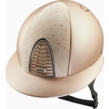 Kep Italia Cromo 2.0 Pudra Pembe Kristal Detaylı Polo Binicilik Kaskı Large
