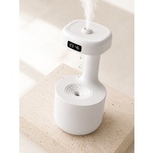 Aesco Ultrasonik Hava Nemlendirici 800 ml Aromaterapi Difüzör Ters Su Damlası Efektli - Lisinya