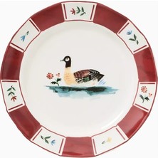 Anthropologie Alana El Boyalı Stoneware Tatlı Tabağı