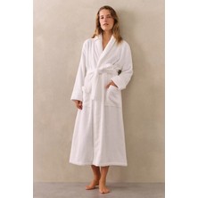 The White Company Ultimate Modal Pamuk Kadın Şal Yakalı Bornoz